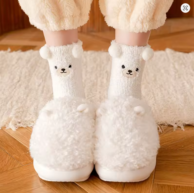 Teddy Bear Peluş Çorap