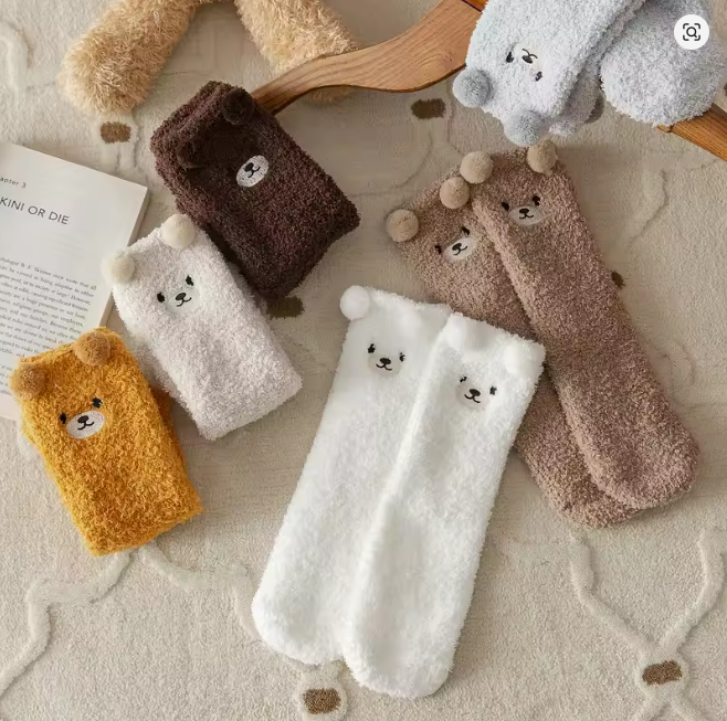 Teddy Bear Peluş Çorap