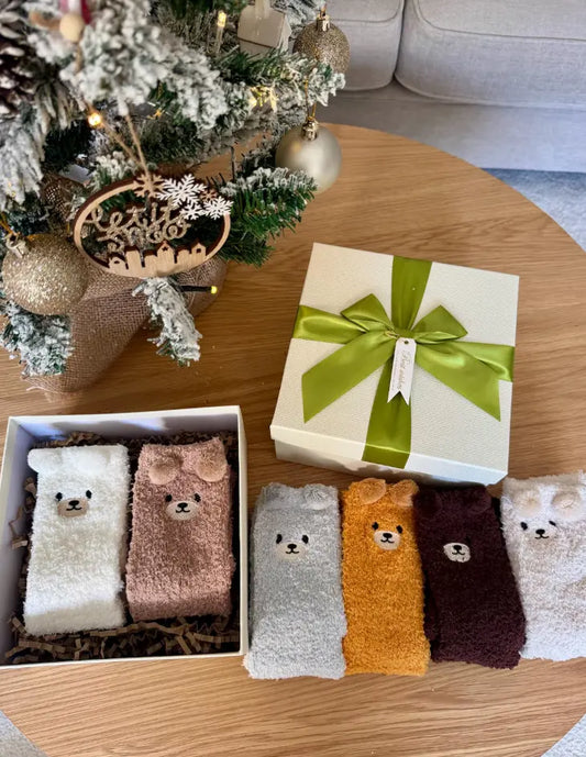 Teddy Bear Peluş Çorap Lumyrox